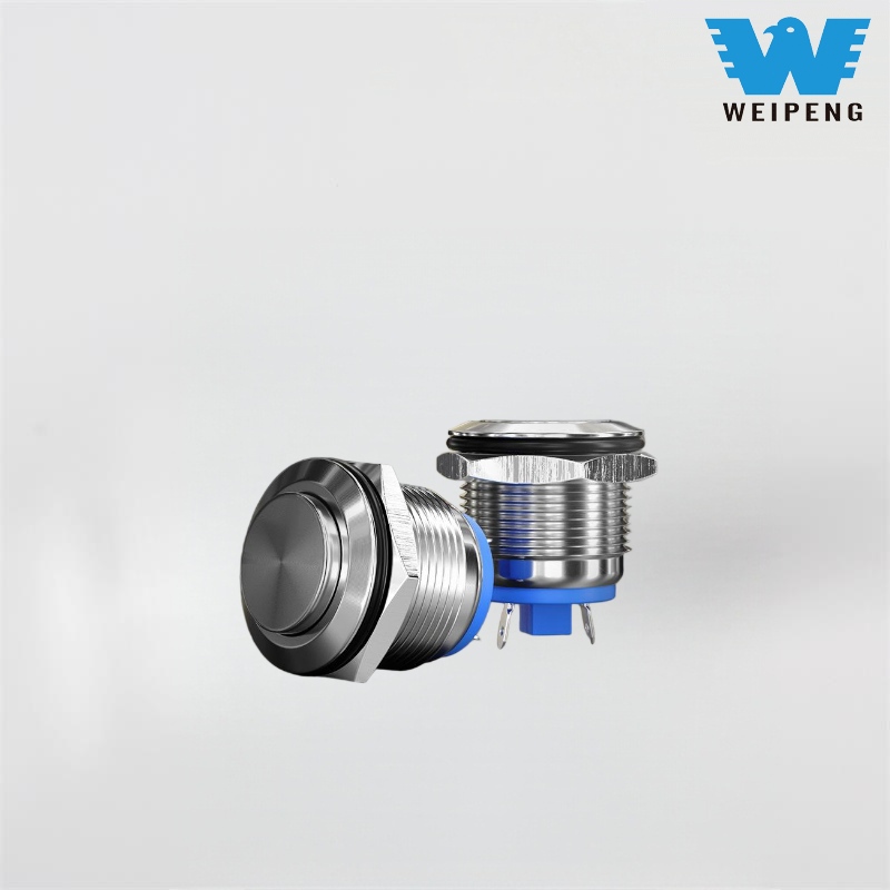 16/19 مللي متر آلة بدء تشغيل مفتاح بـزر دفع معدني