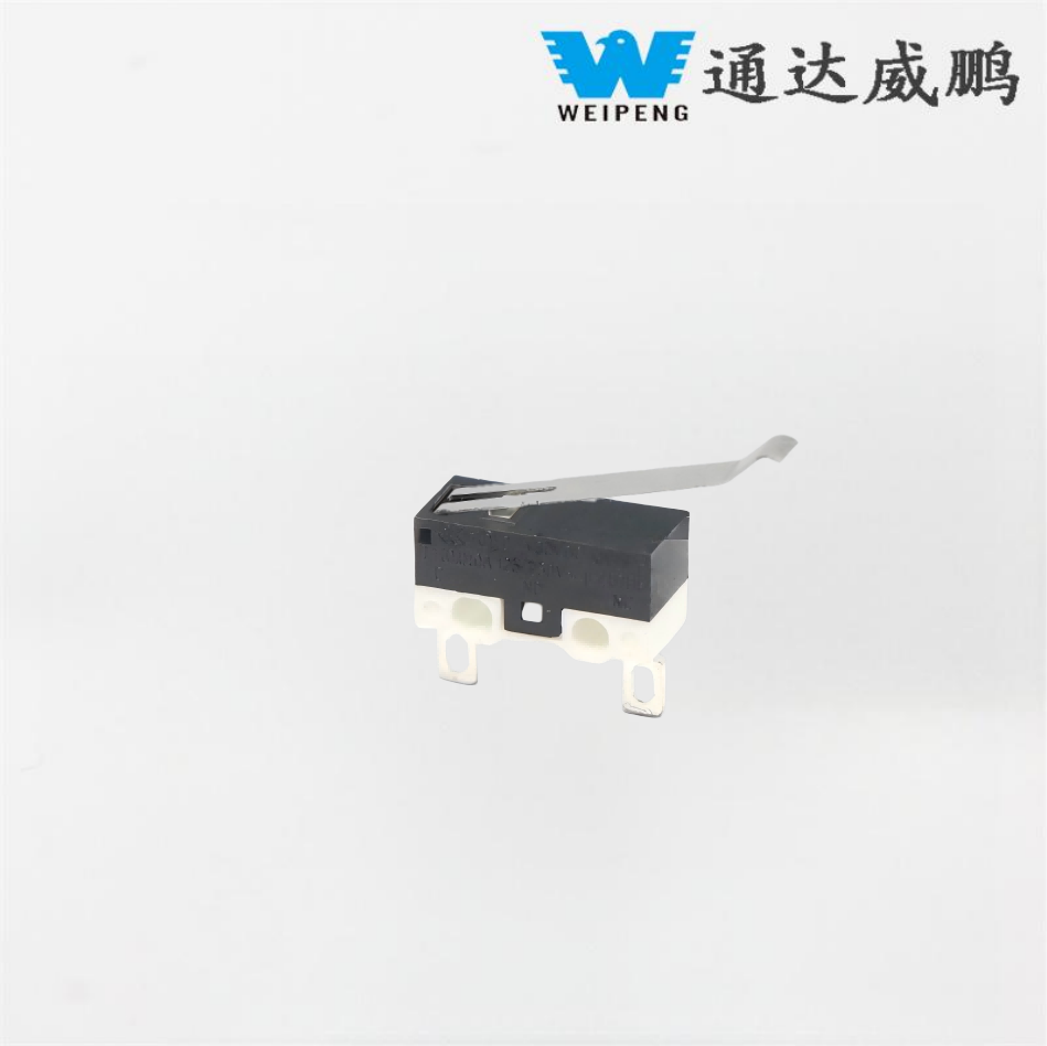 1A/3A 2-Pin Bent Handle Sweeper Micro Switch
