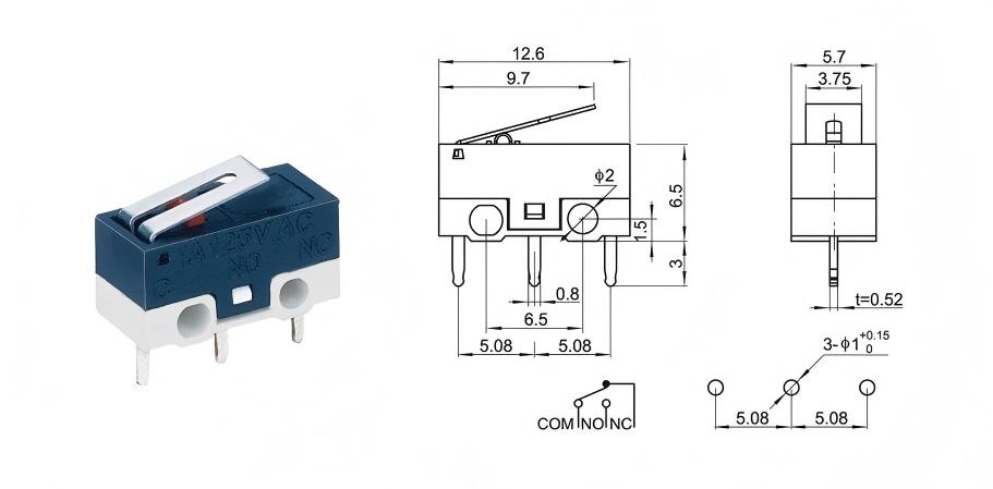 مفتاح الماوس قفل الباب الذكي