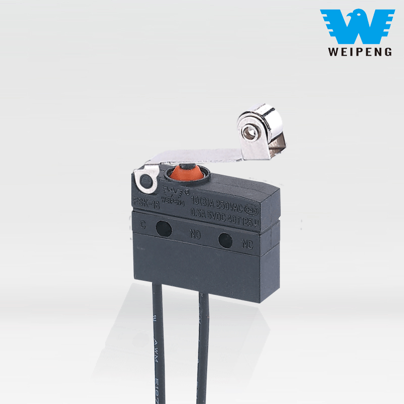 مفتاح مايكرو مقاوم للماء مع أسلاك وأذرع